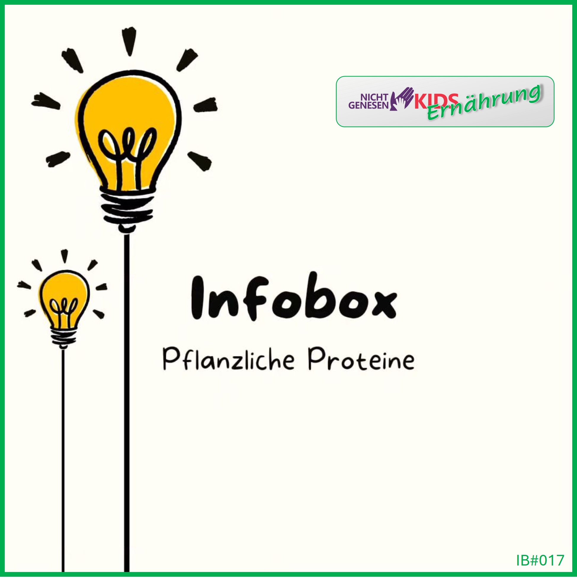 Infobox: Pflanzliche Proteine