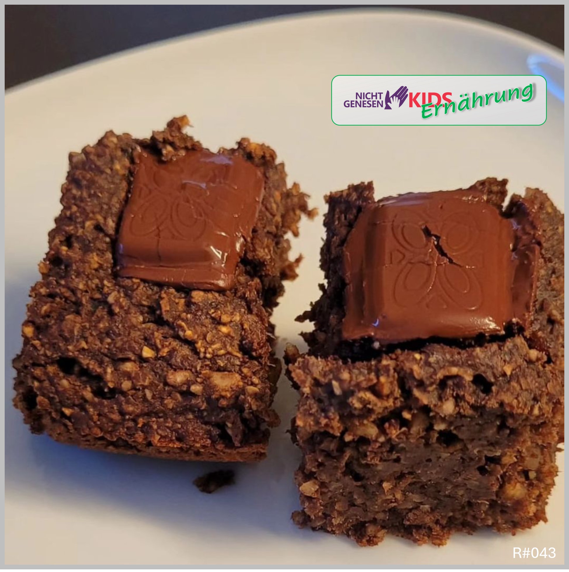 Zucchini-Brownies mit veganer Schokolade (glutenfrei)