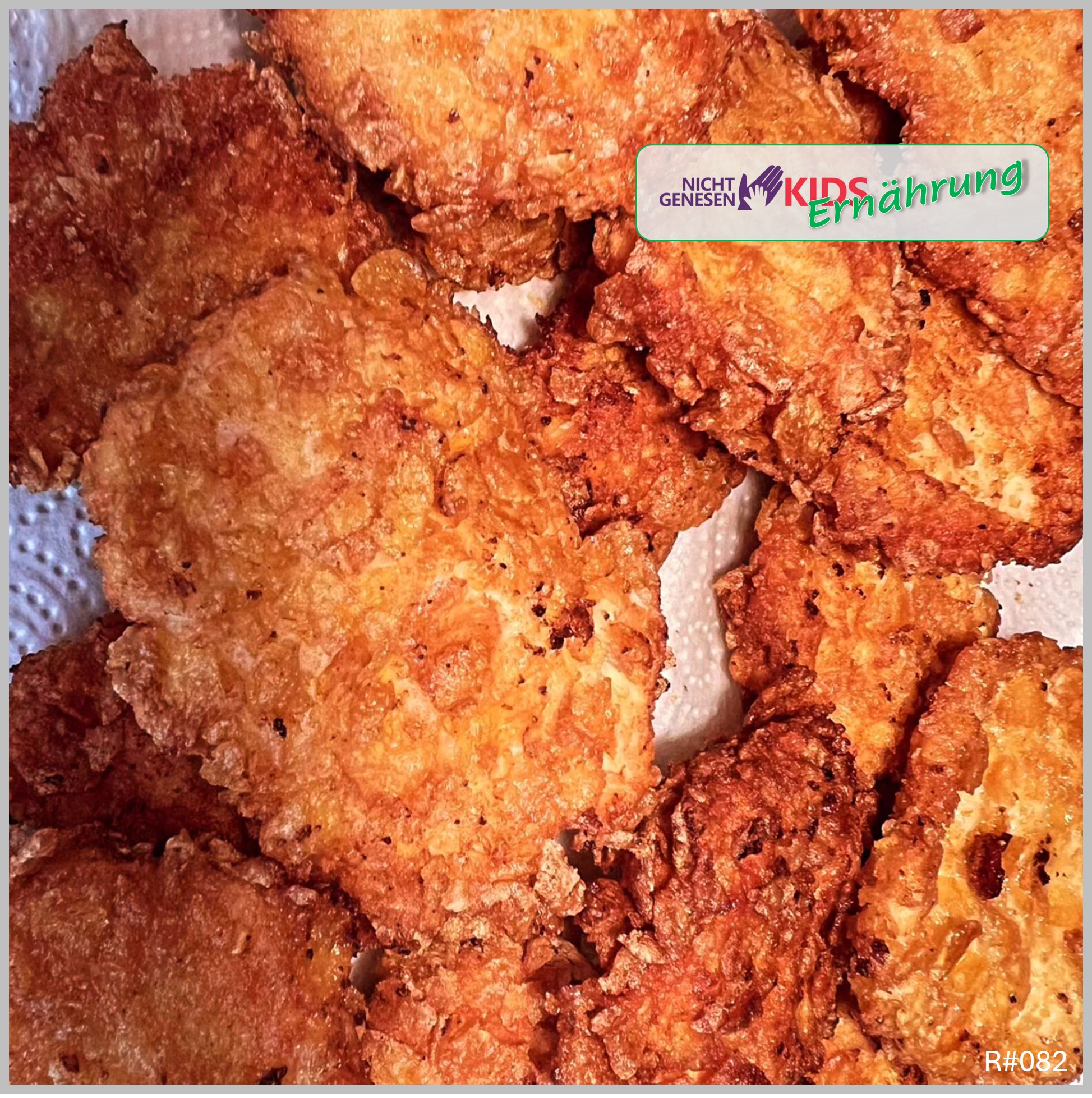 Hähnchennuggets mit glutenfreier knuspriger Cornflakes-Panade: